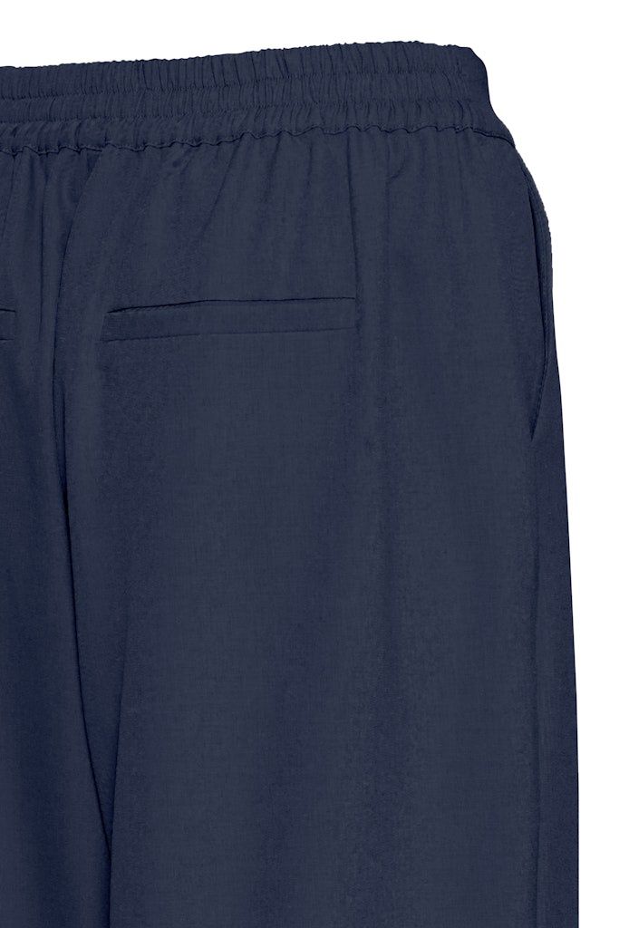 Fava Barrel Trousers in Dark Navy