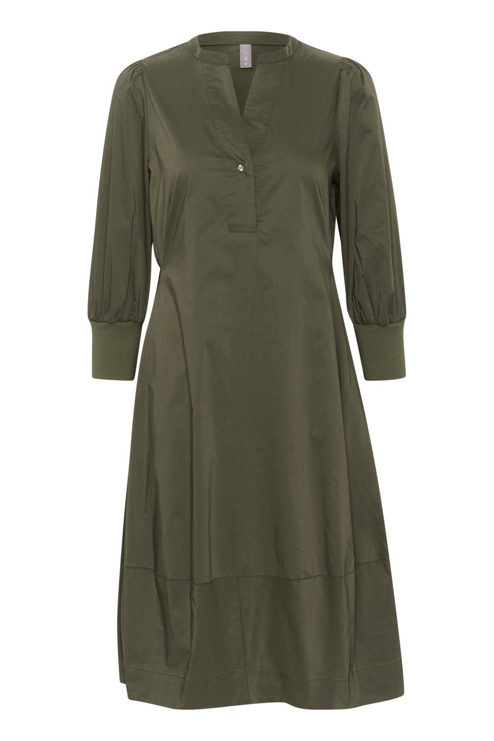 Antoinett 3/4 Sleeve Dress in Burnt Olive