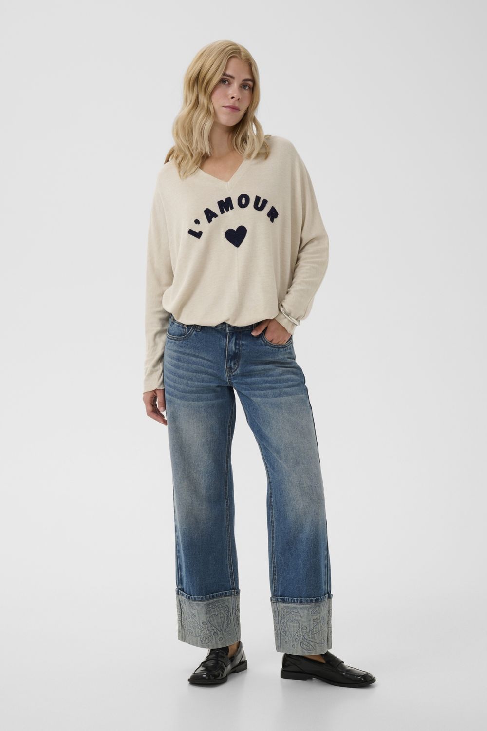 Merano Aniceta Jeans in Medium Vintage Blue Wash