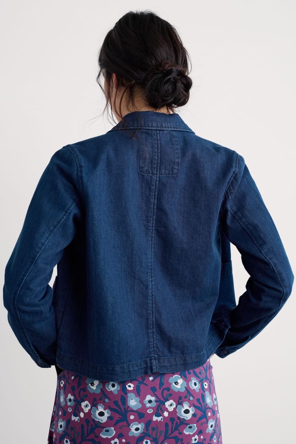 Coombe Lane Jacket in Mid Wash