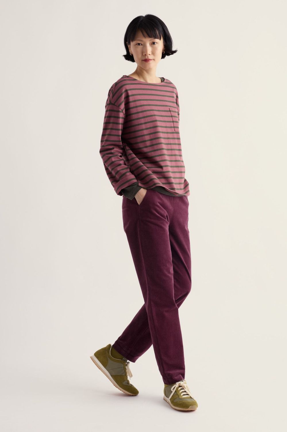 Crackington Trousers in Dark Hellebore