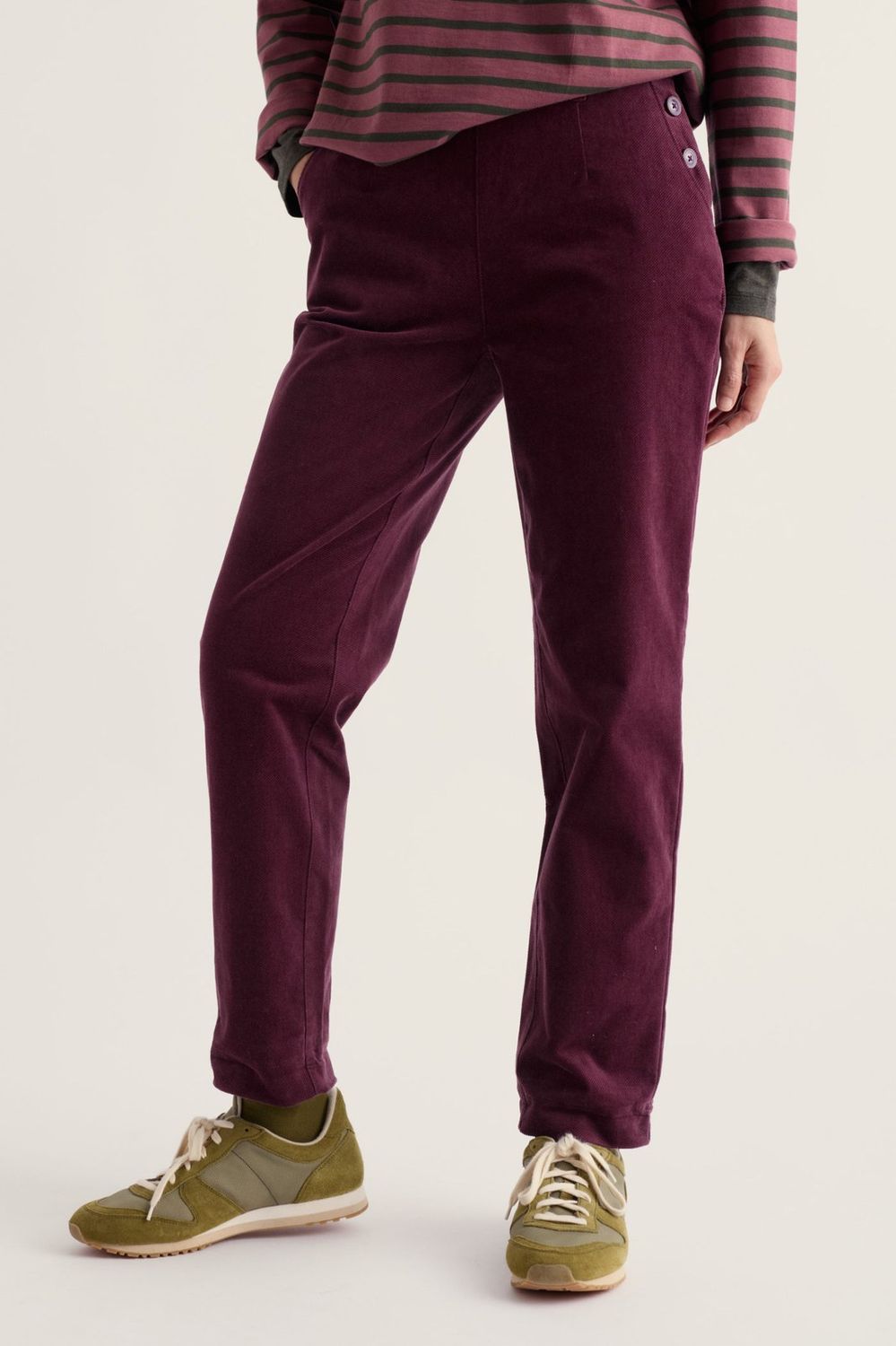Crackington Trousers in Dark Hellebore