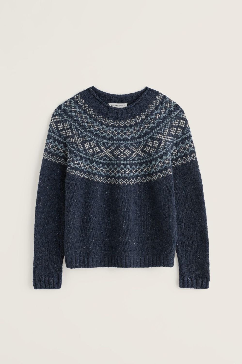 Port Kinnis Jumper Merino in Shingle Bay Maritime Mix