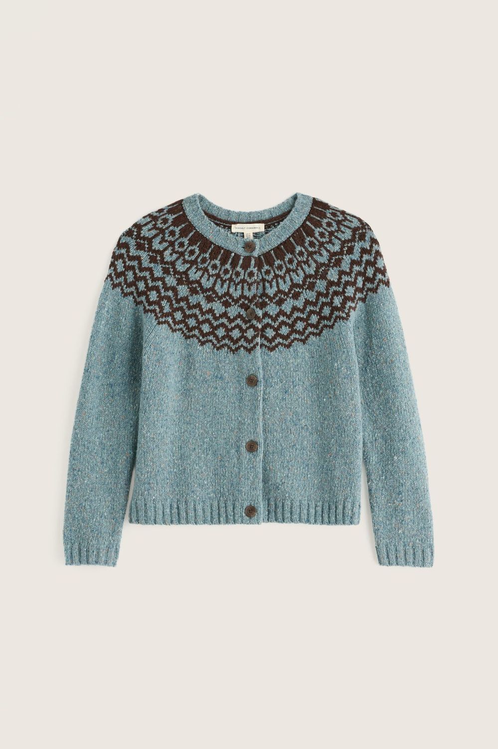 Port Kinnis Cardigan Merino in Wag Tail Lichen Seedbed