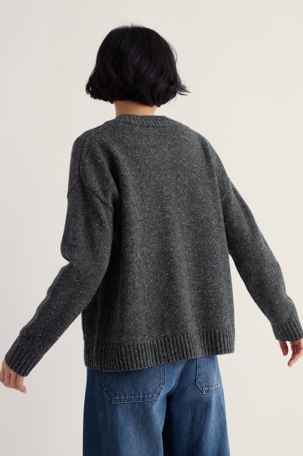Harbour Sands Cardigan in Coal