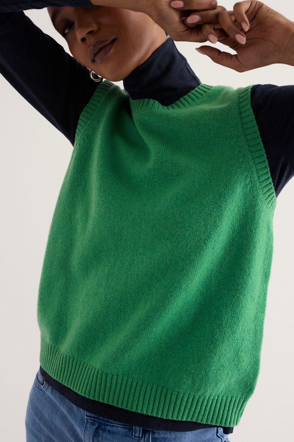 East View Vest in Pea Pod