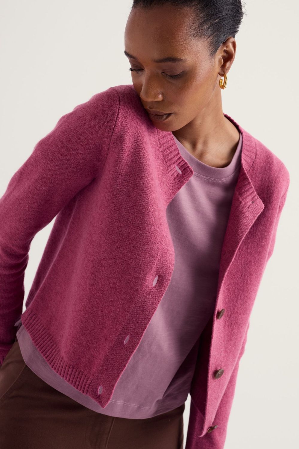 Tern Tide Cardigan in Rosa