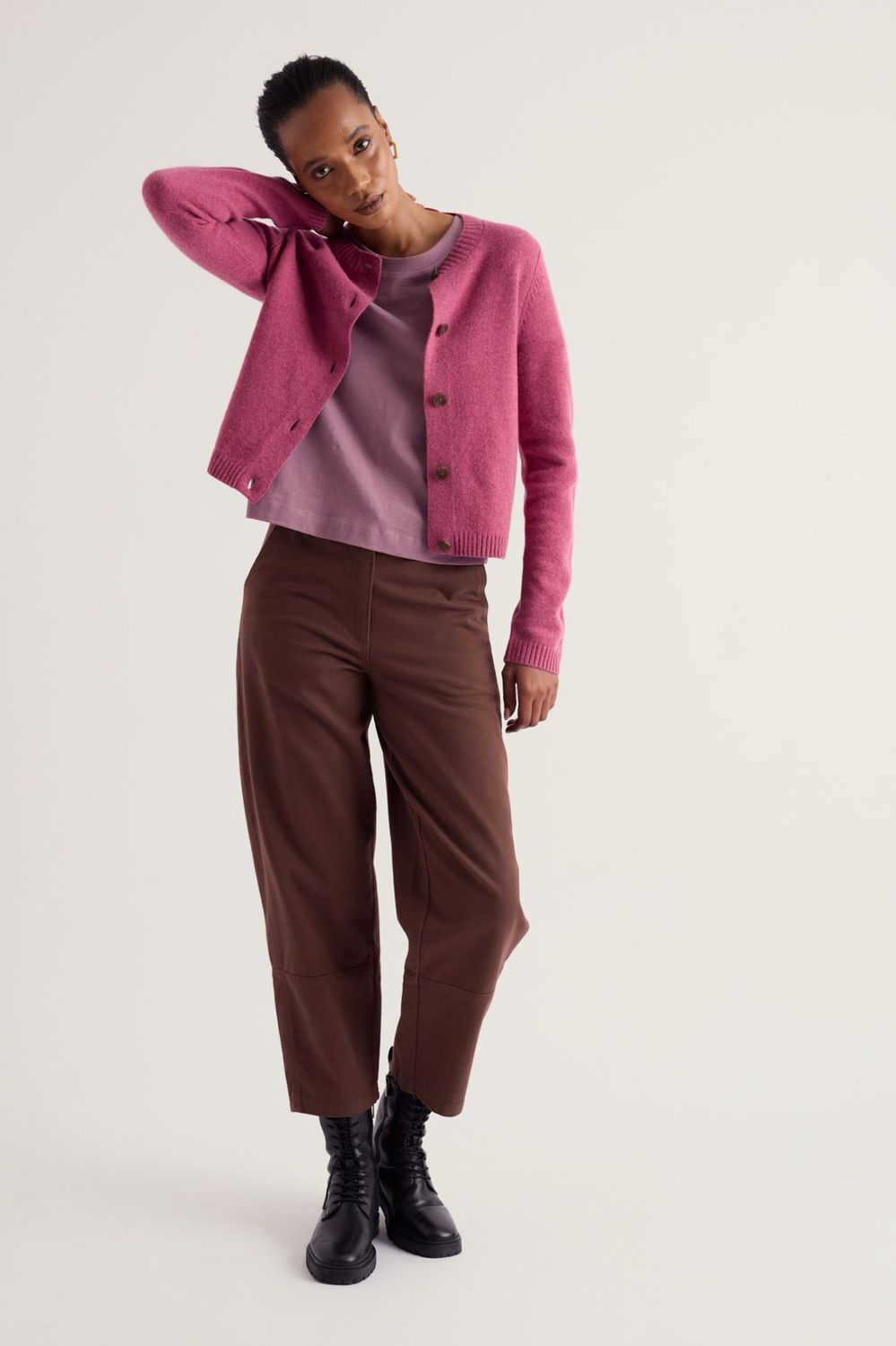 Tern Tide Cardigan in Rosa