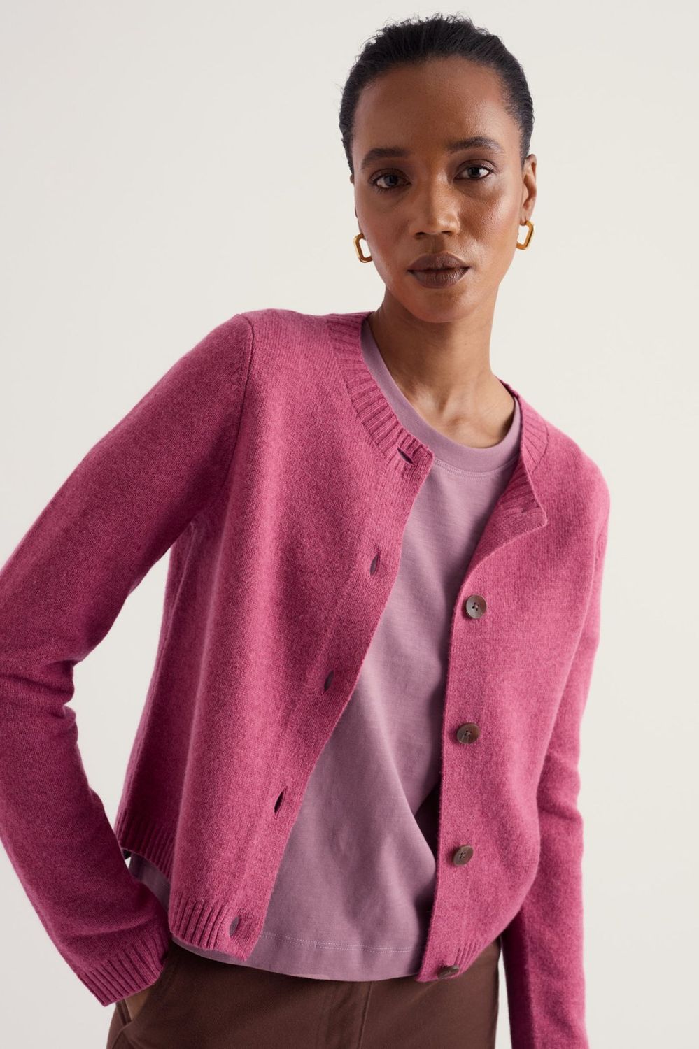 Tern Tide Cardigan in Rosa