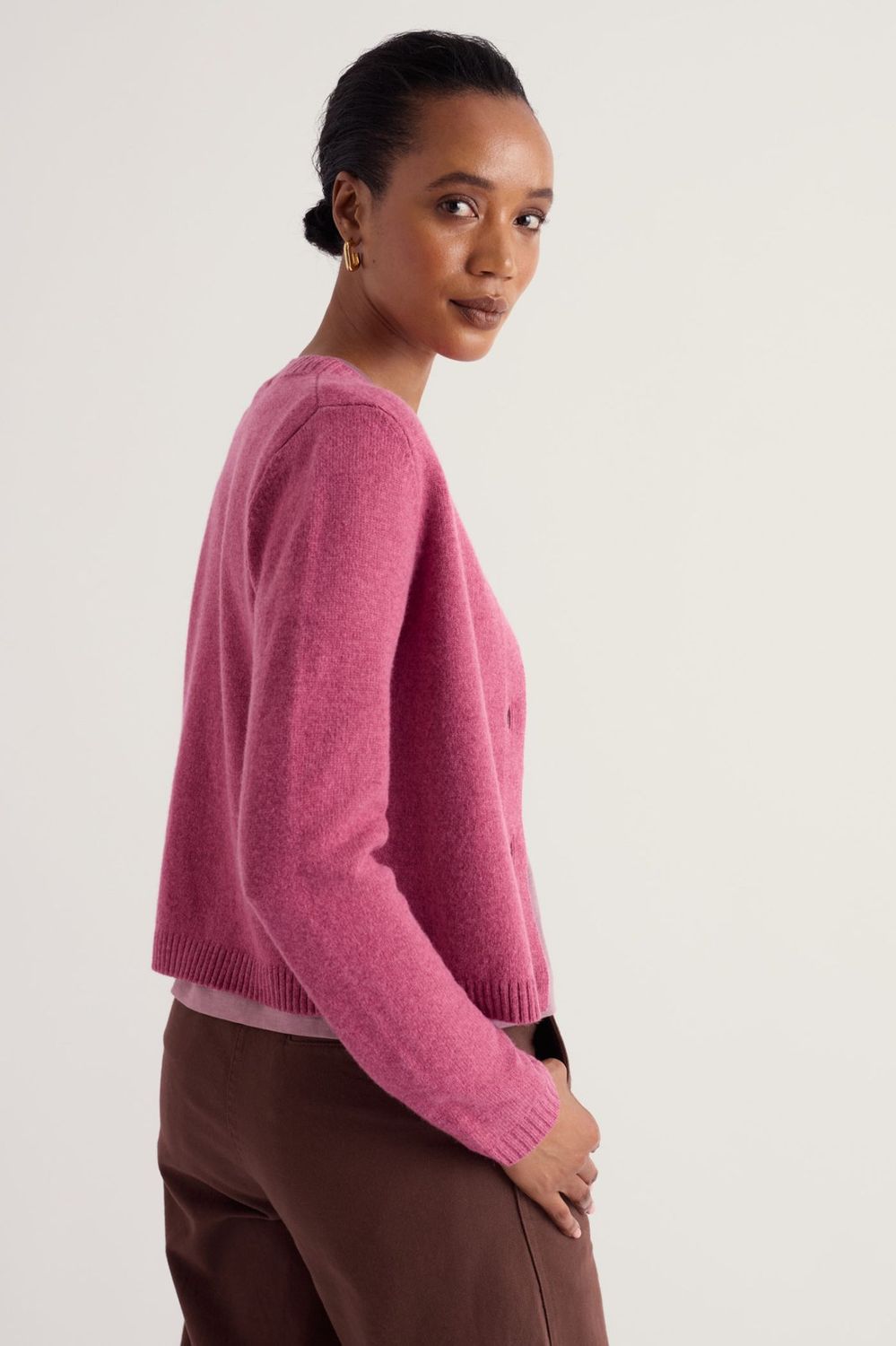 Tern Tide Cardigan in Rosa