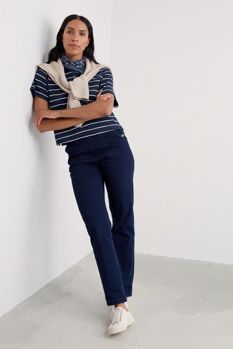 Waterdance Trouser in Dark Indigo Wash