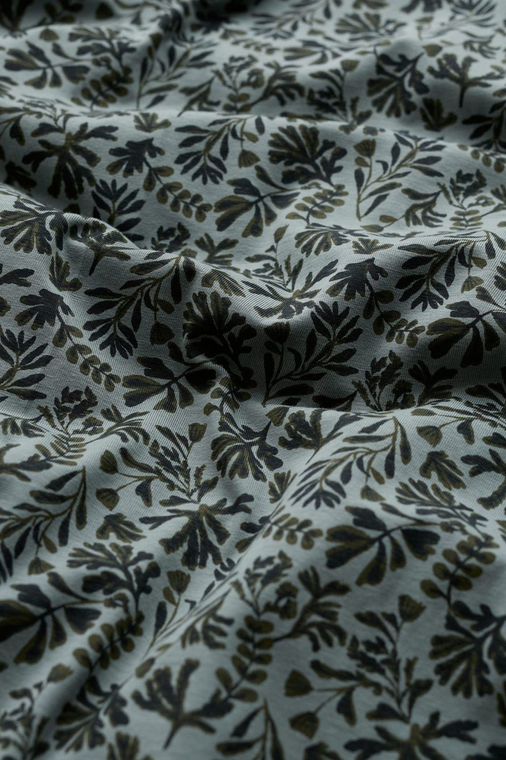 Veronica Dress in Painted Seaweed Lichen