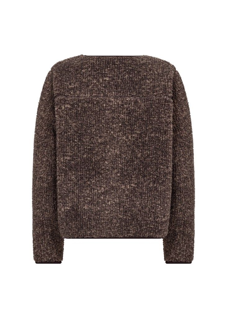 Gertrud Jacket in Chocolate Plum Mel Combi