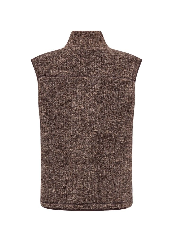 Gertrud Waistcoat in Chocolate Plum Mel Combi