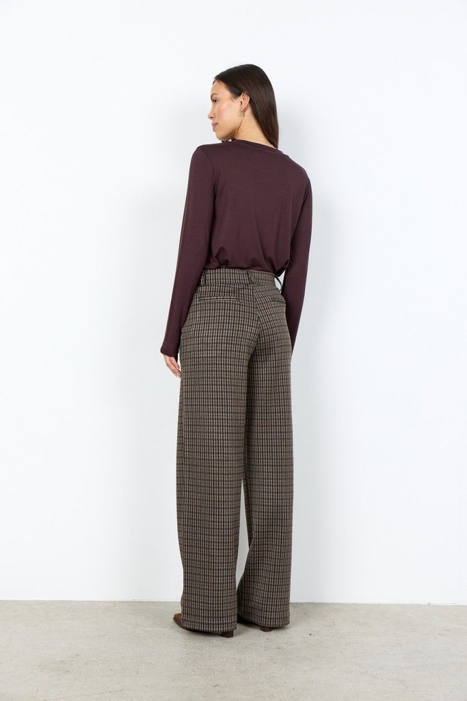 Hekla Pants in Chocolate Plum Combi