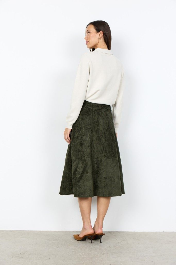 Hajra Skirt in Forest Night