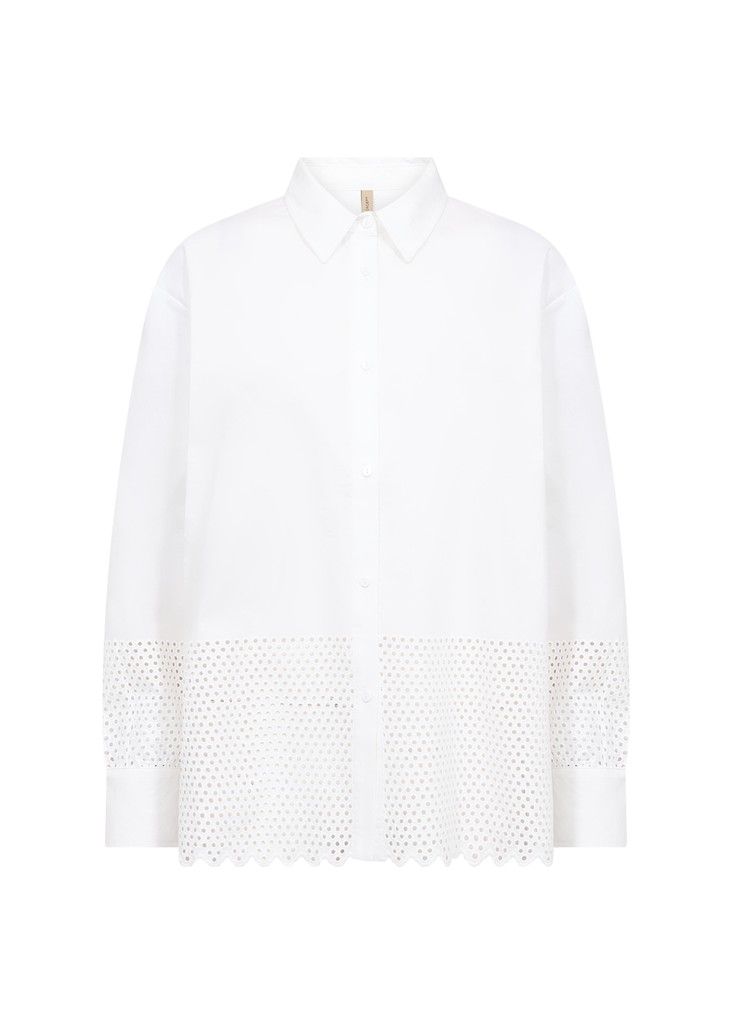 Hakima Art Shirt in White