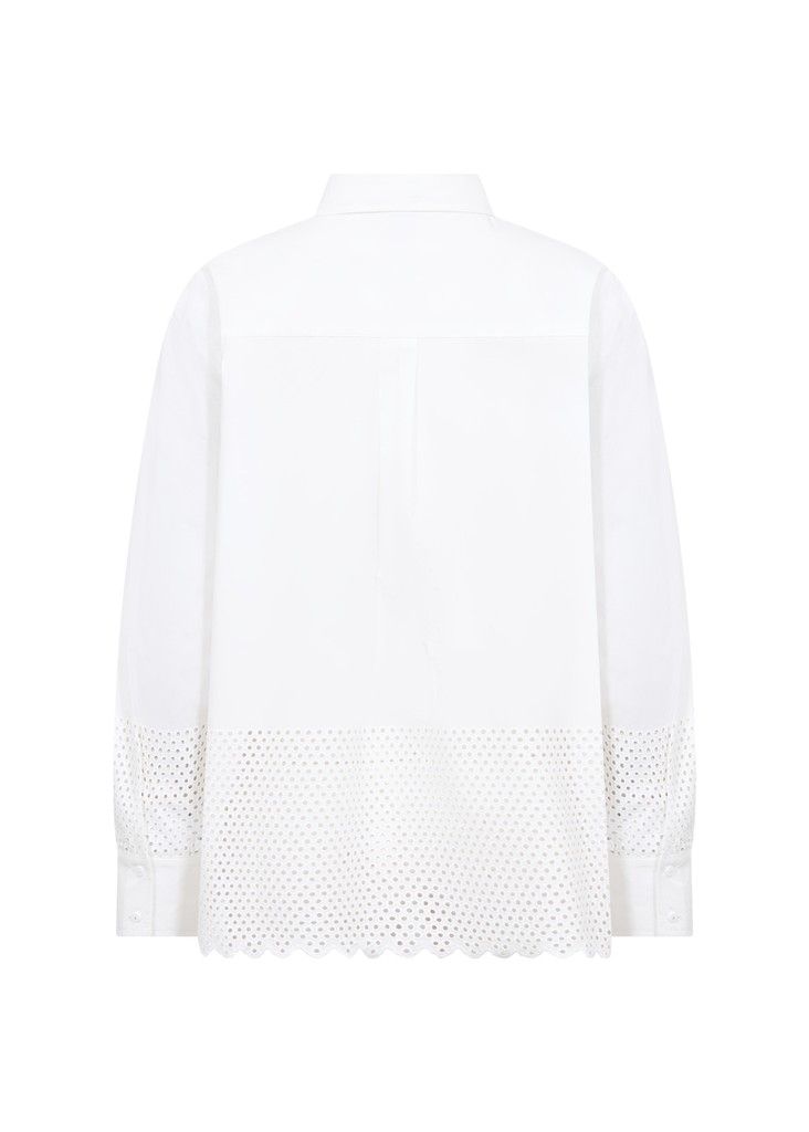 Hakima Art Shirt in White