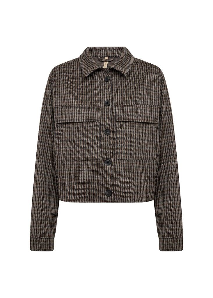 Hekla Jacket in Chocolate Plum Combi