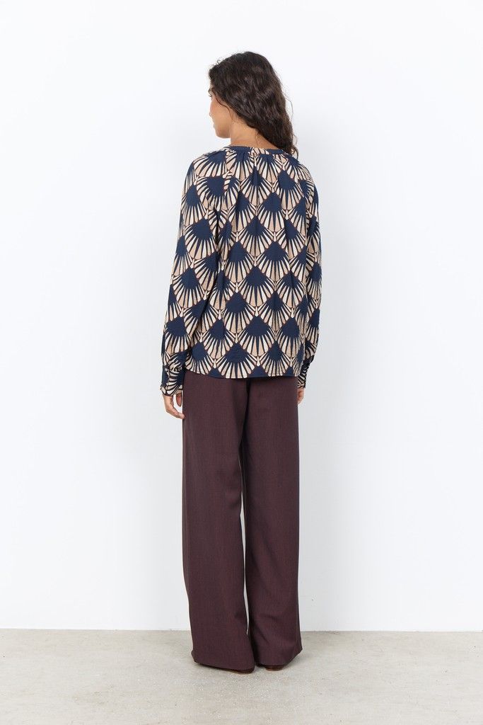 Halin Shirt in Navy Combi