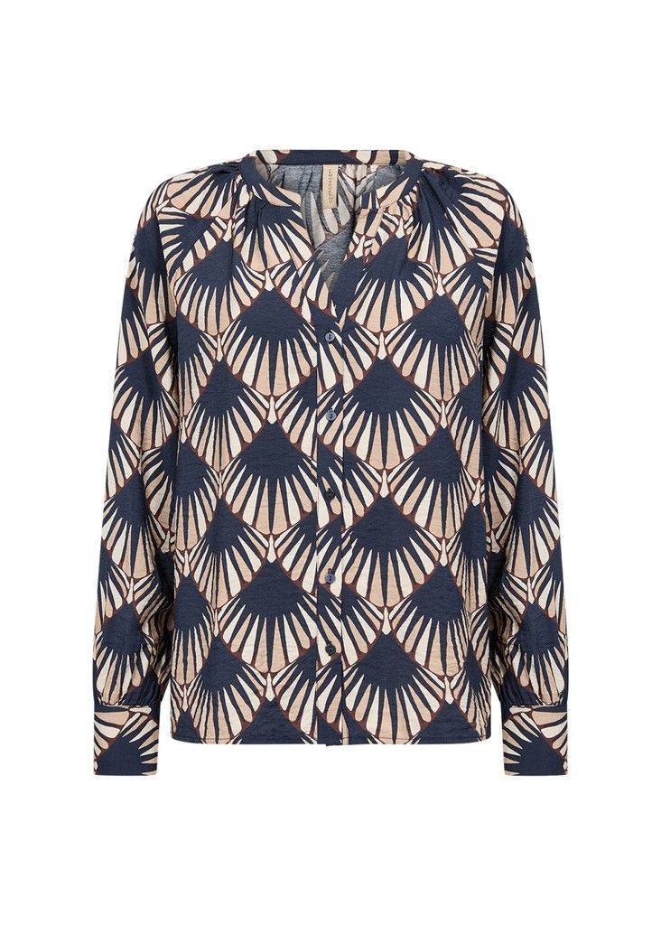 Halin Shirt in Navy Combi