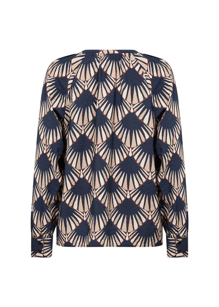 Halin Shirt in Navy Combi