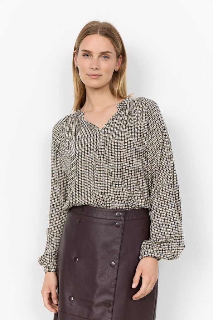 Halia Blouse in Tempest Combi