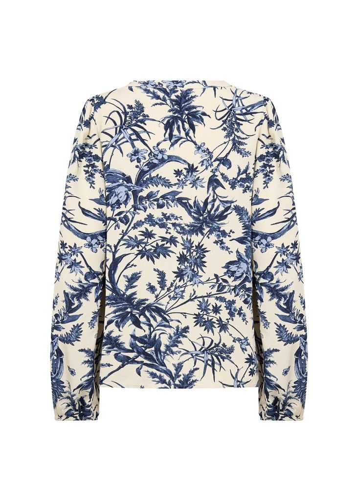 Halfa V-Neck Shirt in Tempest Combi