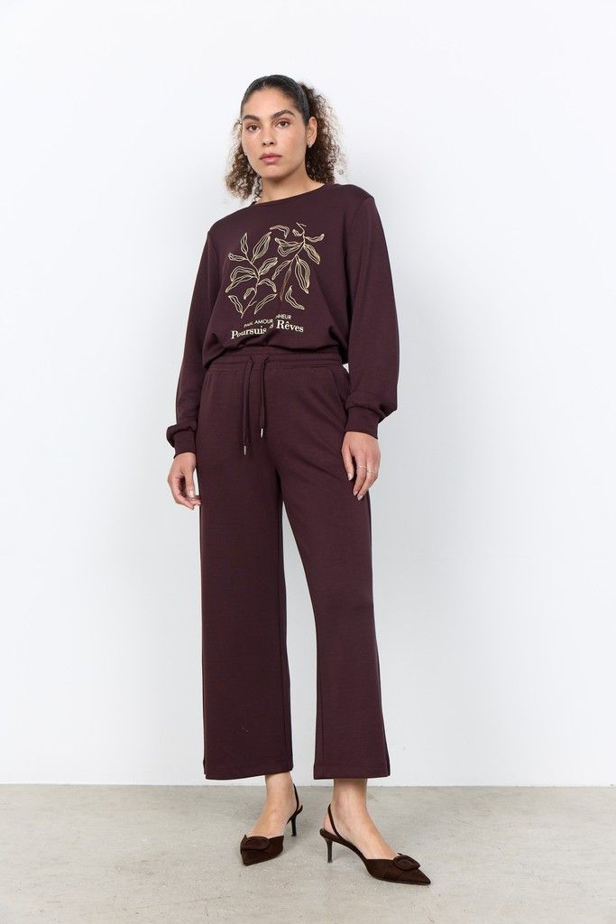 Banu Pants in Chocolate Plum