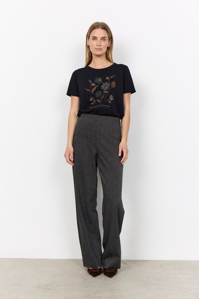 Hebe Pants in Black Combi