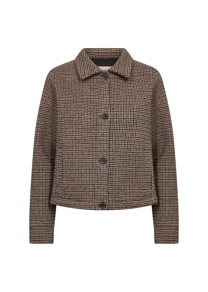 Hasti Jacket in Chocolate Plum Combi