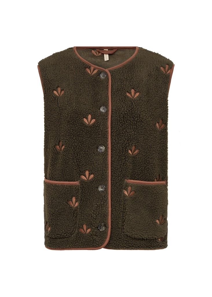 Hanne Waistcoat in Forest Night Combi