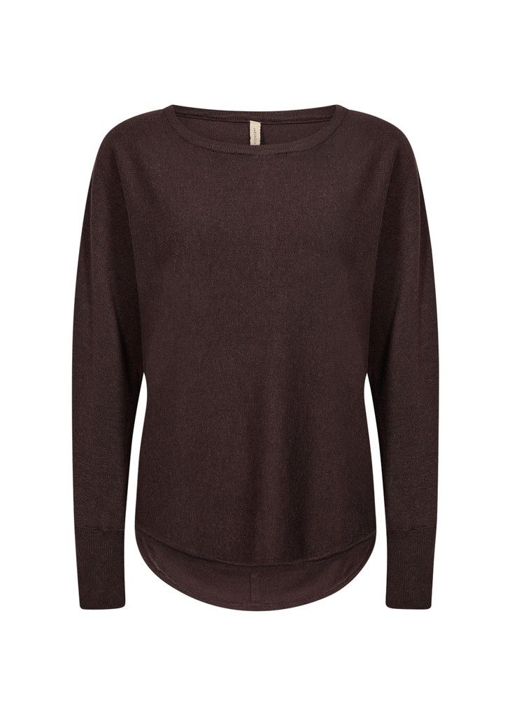 Dollie Pullover in Chocolate Plum Melange
