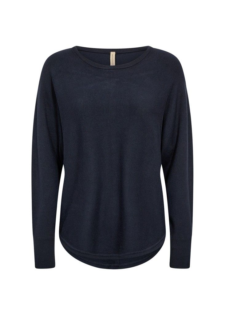 Dollie Pullover with Button Details in Navy