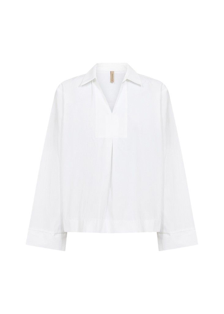 Netti Blouse with Button Details in White