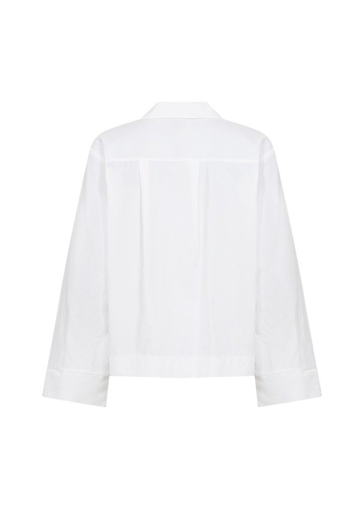 Netti Blouse with Button Details in White