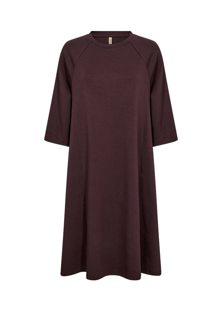 Banu Dress in Chocolate Plum