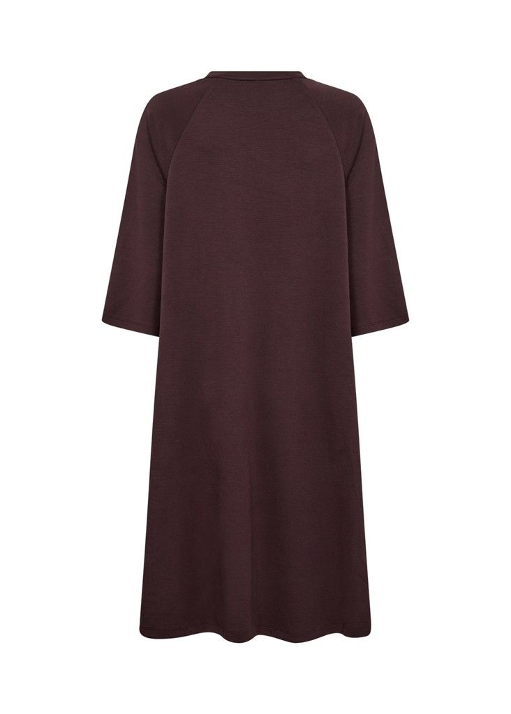 Banu Dress in Chocolate Plum