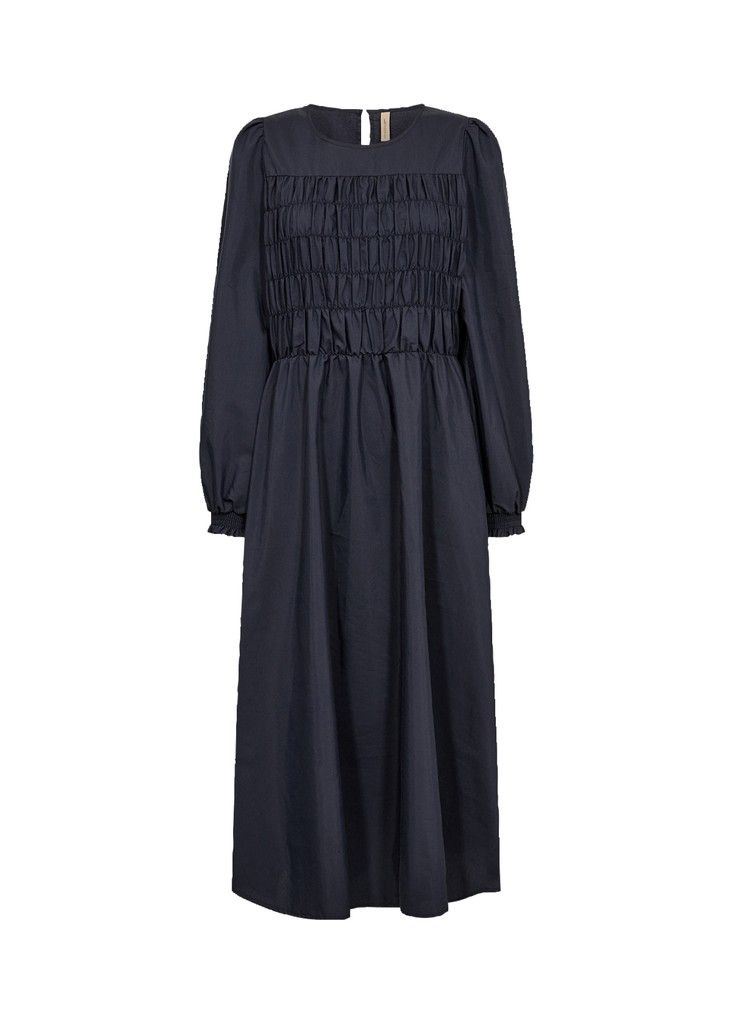 Netti Long Sleeve Dress in Navy