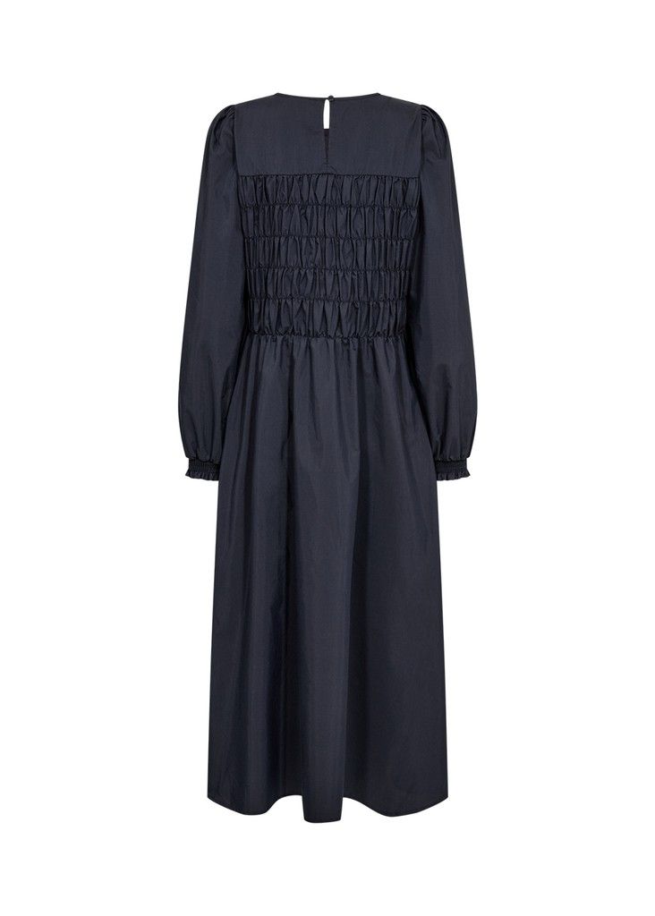 Netti Long Sleeve Dress in Navy