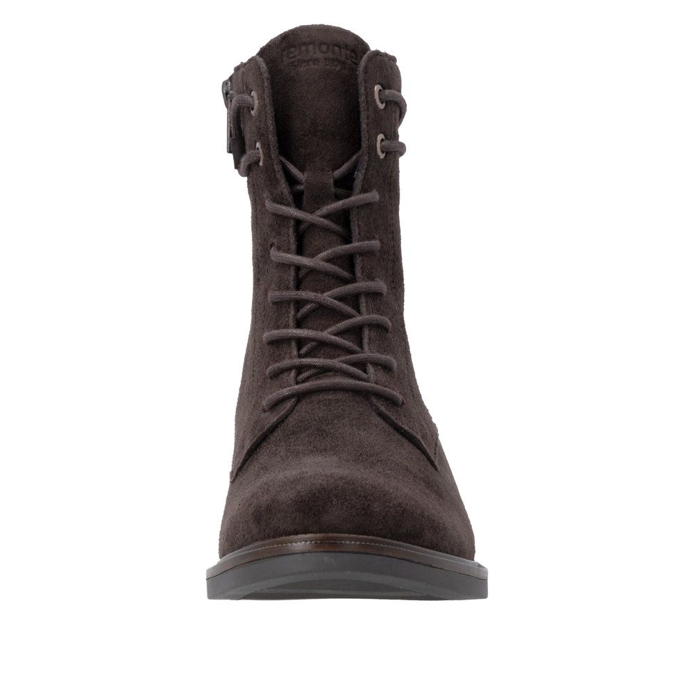 Ruby Lace-Up Ankle Boots in Brown