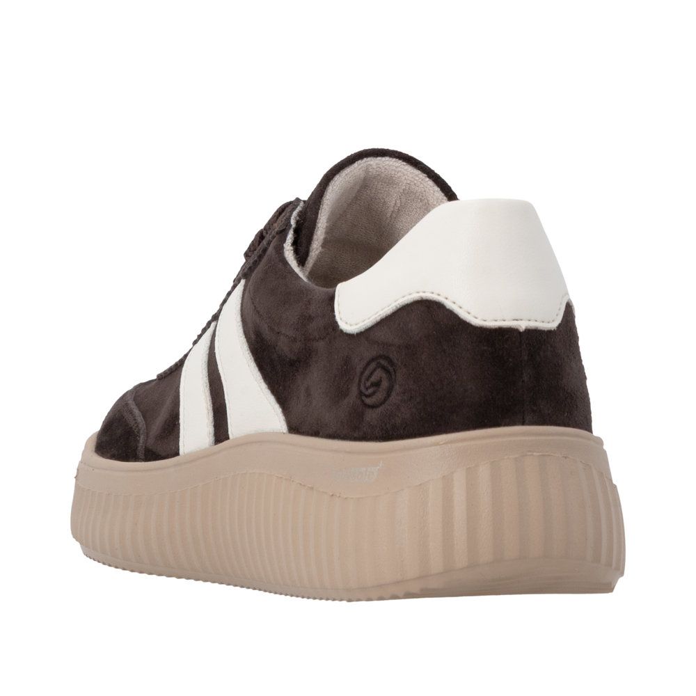 Elodie Lace-Up Sneakers in Black