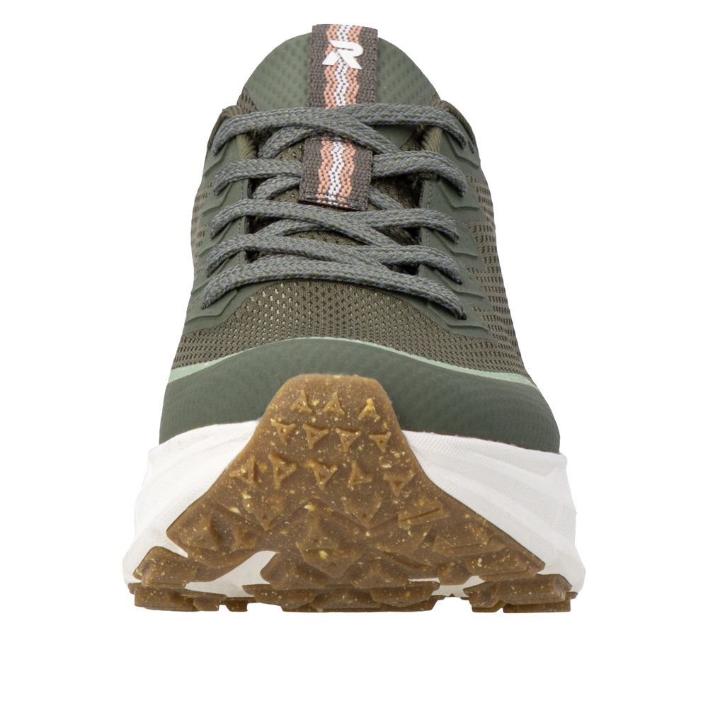 Freya Lace-Up Sneakers in Green
