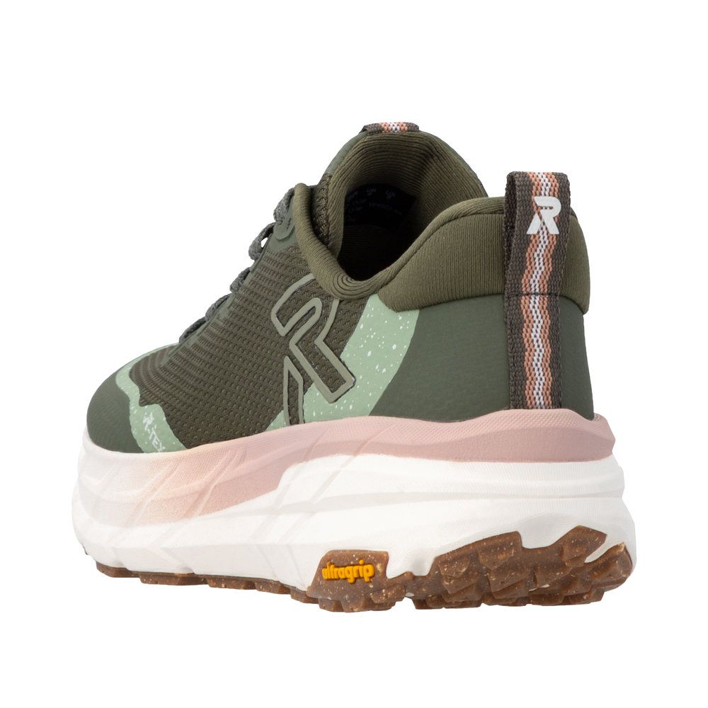 Freya Lace-Up Sneakers in Green