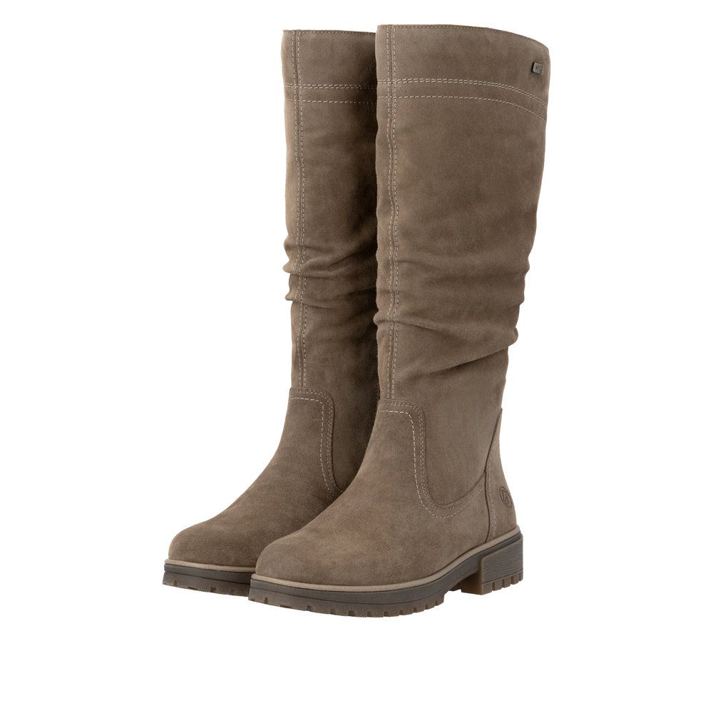 Ciara High Boots in Brown