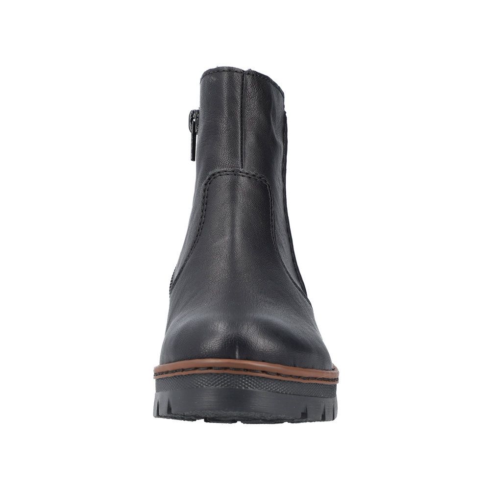 Amelia Leather Boots in Black