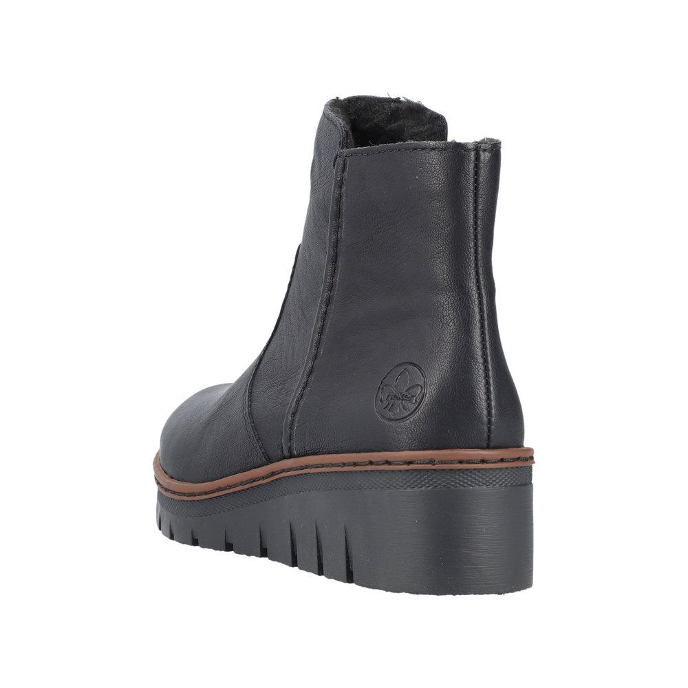 Amelia Leather Boots in Black