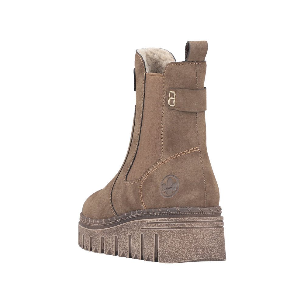 Olivia Suede Boots in Brown