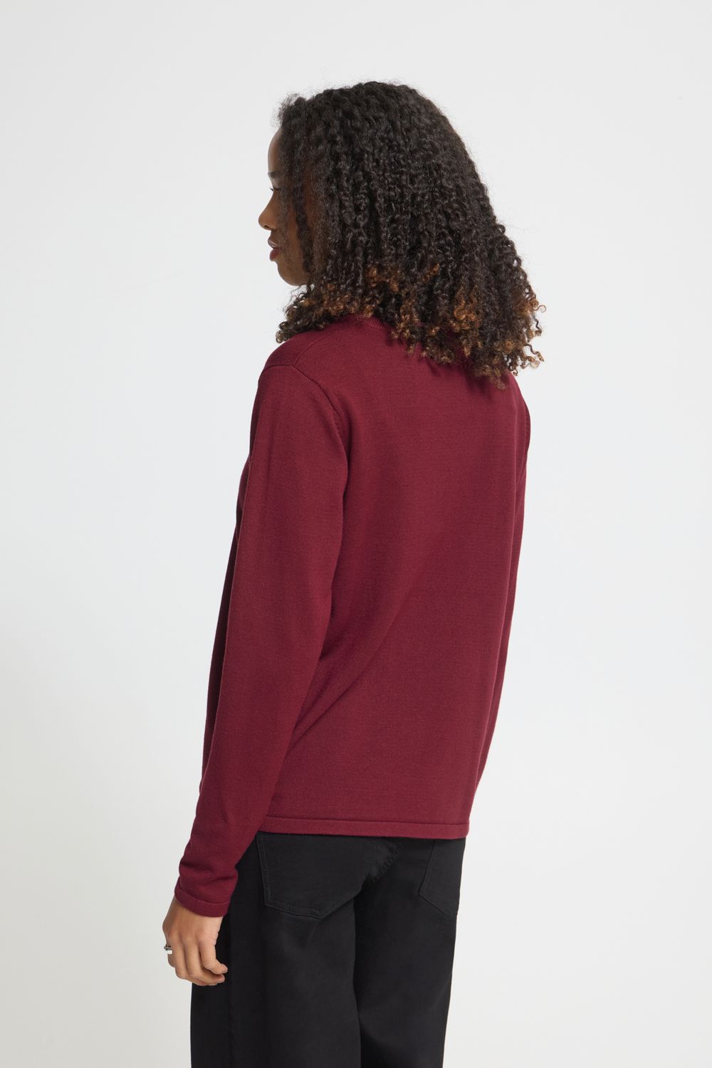 Luls O-Neck Pullover in Rhododendron