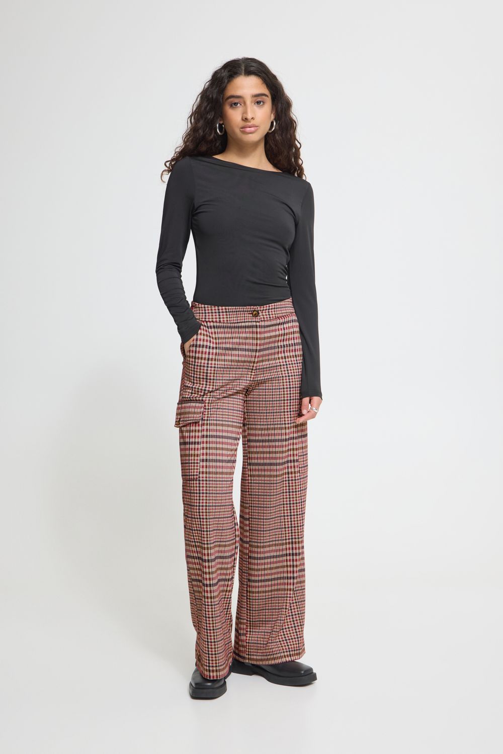 Kate Checkit Trousers in Big Check